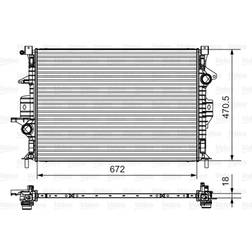 Valeo kühler wasserkühler motorkühlung motorkühler 735550