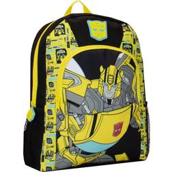 Transformers kids backpack yellow bumblebee