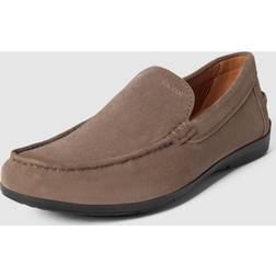 Geox slipper siron, rauleder, beige, herren