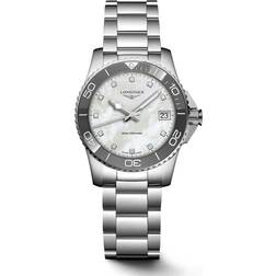 Longines HydroConquest Mother Of Pearl Watch L3.370.4.87.6