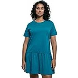 Urban Classics Halvlång klänning Valance Tee Dress för Dam grön