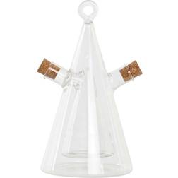 Dkd Home Decor Gennemsigtig Olivenolie og Eddike Sæt 10,5 x 9 x 18 cm Olie- & Eddikebeholder 6stk