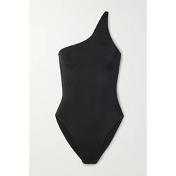 Norma Kamali One Shoulder Mio Swimsuit in Black Black