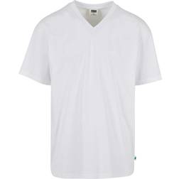 Urban Classics UC Men UC Boxy Zip Pique Tee - White