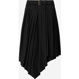 Off-White Belted pleated skirt BLACK IT