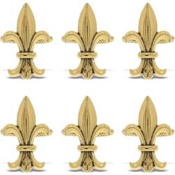 KitchaBon Fleur De Lis Gold Napkin Ring 6