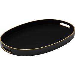 American Atelier Black with Gold Serving Tray