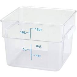 Winco PCSC-12C 12 qt Square Food Container