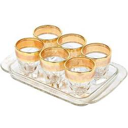 Lorren Home Trends Tray Shot Glass