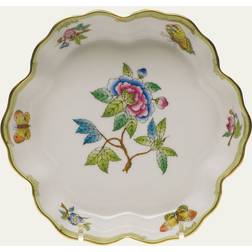 Queen Victoria Green Fruit Bowl