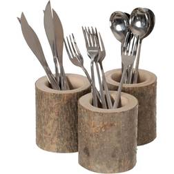 Vintiquewise Set of 3 Rustic Organizer Utensil Holder