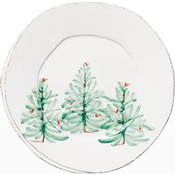 Vietri Italy Lastra Holiday Dinner Plate