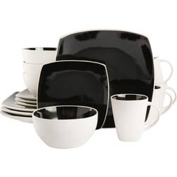 Gibson Soho Lounge Square Reactive Dinner Set 16