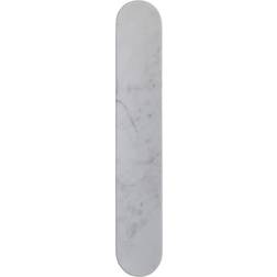 Storied Home White Modern Marble Board Hello Serving Tray