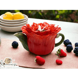 Hand painted ceramic sunflower ceramic kettle Teapot