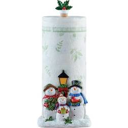 Etc Cheerful Snowmen Family Kitchen Paper Towel Holder