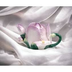 Ceramic Iris Flower Gift Teapot