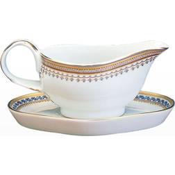 Mottahedeh Chinoise Blue Gravy Sauce Boat