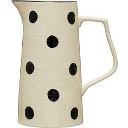 Storied Home 230 Black Polka Dots Pitcher