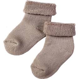 Lillelam Uldstrømper Beige