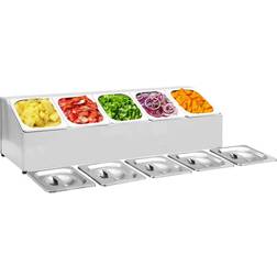 vidaXL Gastronorm GN 1/6-beholdere Bestikholder