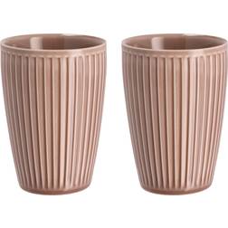 Pillivuyt Plissé Woodrose Mugg 25cl