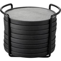 Dorre Greta Ø10,5cm 8-pack, Skiffer/Silikon Glasunderlägg