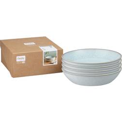 Denby Kiln pastaskål Dyb tallerken 22cm 4stk