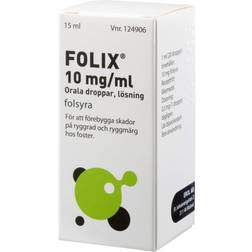 Folix, orala droppar, lösning 10 mg/ml