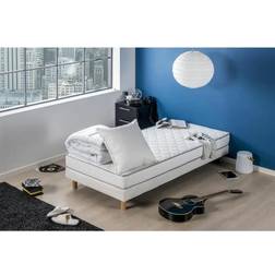 Deko Dream Pack Star 90x190 + Edredón 140x200 + Almohada 60x60 - Espuma - 16 cm - Firme Colchón de Poliéter