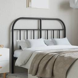 vidaXL Huvudgavel Metall Svart 120 cm Sänggavel 120cm