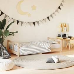 vidaXL Kinderbedframe 80 x 160 cm Massief Grenenhout