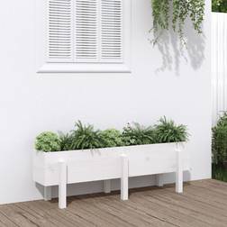 vidaXL højbed 121x30x38 massivt fyrretræ Plantekasse