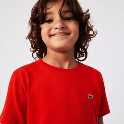 Lacoste Sport Breathable Cotton Blend Junior T-shirt Red