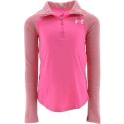 Under Armour Youth Girls Tech Graphic Half Zip Sweatshirt Pink Colour: Pink, 12-13