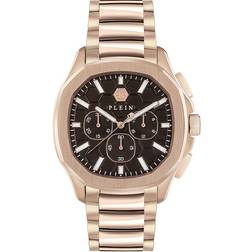 Philipp Plein Spectre Chrono Ur Brun Rosaguld