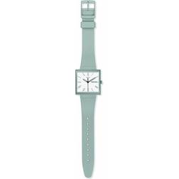 Swatch What If. Gray SO34M700 Grå fyrkantig med vit tavla