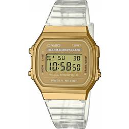 Casio VINTAGE COLLECTION TRANSPARENT BAND GOLD Ø 36 mm
