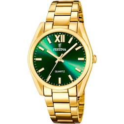 Festina F20640/9 Quarz Goldfarben/Grün