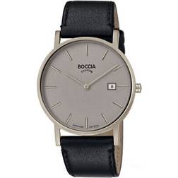 Boccia 3637-01 men`s titanium 37mm 5atm