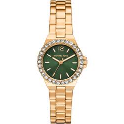 Michael Kors Lennox Ladies' Green & Gold Tone Bracelet