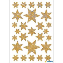 Herma Stickers Decor Julestjerne Guld