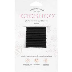 Kooshoo Hårelastikker Sort plastikfri 12 mini 1