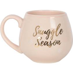 Something Different Snuggle Season Pink Ceramic Cup