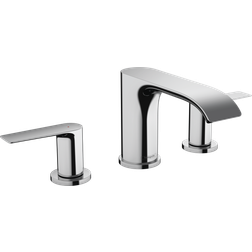 Hansgrohe Vivenis Chrome 3-Hole Basin Mixer Tap 90 With Pop-Up Waste