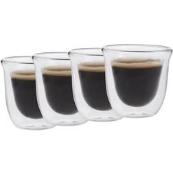 La Cafetière Dobbeltvægget Espressoglas 7.5 cl 4 Stk Espressokop