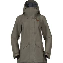 Bergans Women's Nordmarka 2L Shell Jacket, XL, Green Mud
