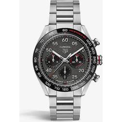 Tag Heuer Silver CBN2A1F.BA0643 Carrera Porsche Stainless-steel and Ceramic Automatic