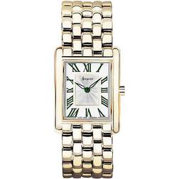 Accurist Rectangle White Gold Tone Bracelet