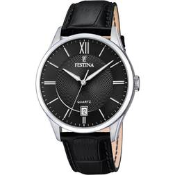 Festina sport f20426/3 leather wrist classic black uf20426/3
